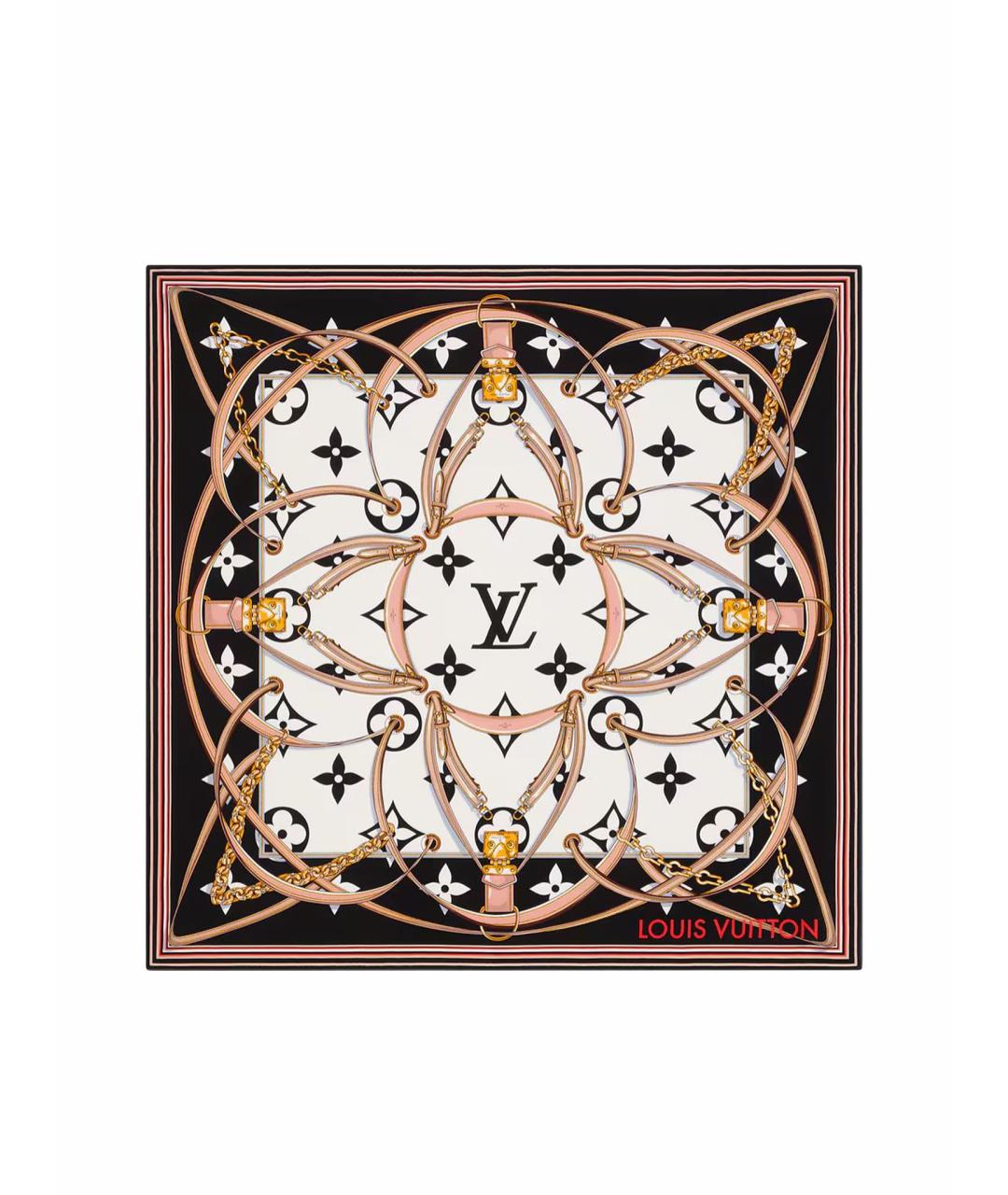 LOUIS VUITTON Шелковый платок, фото 1