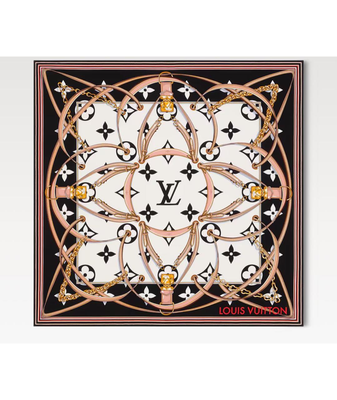 LOUIS VUITTON Шелковый платок, фото 5