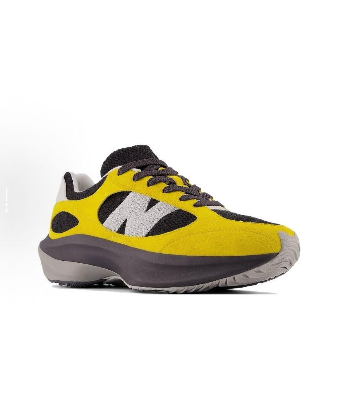NEW BALANCE Желтые текстильные кроссовки, фото 4