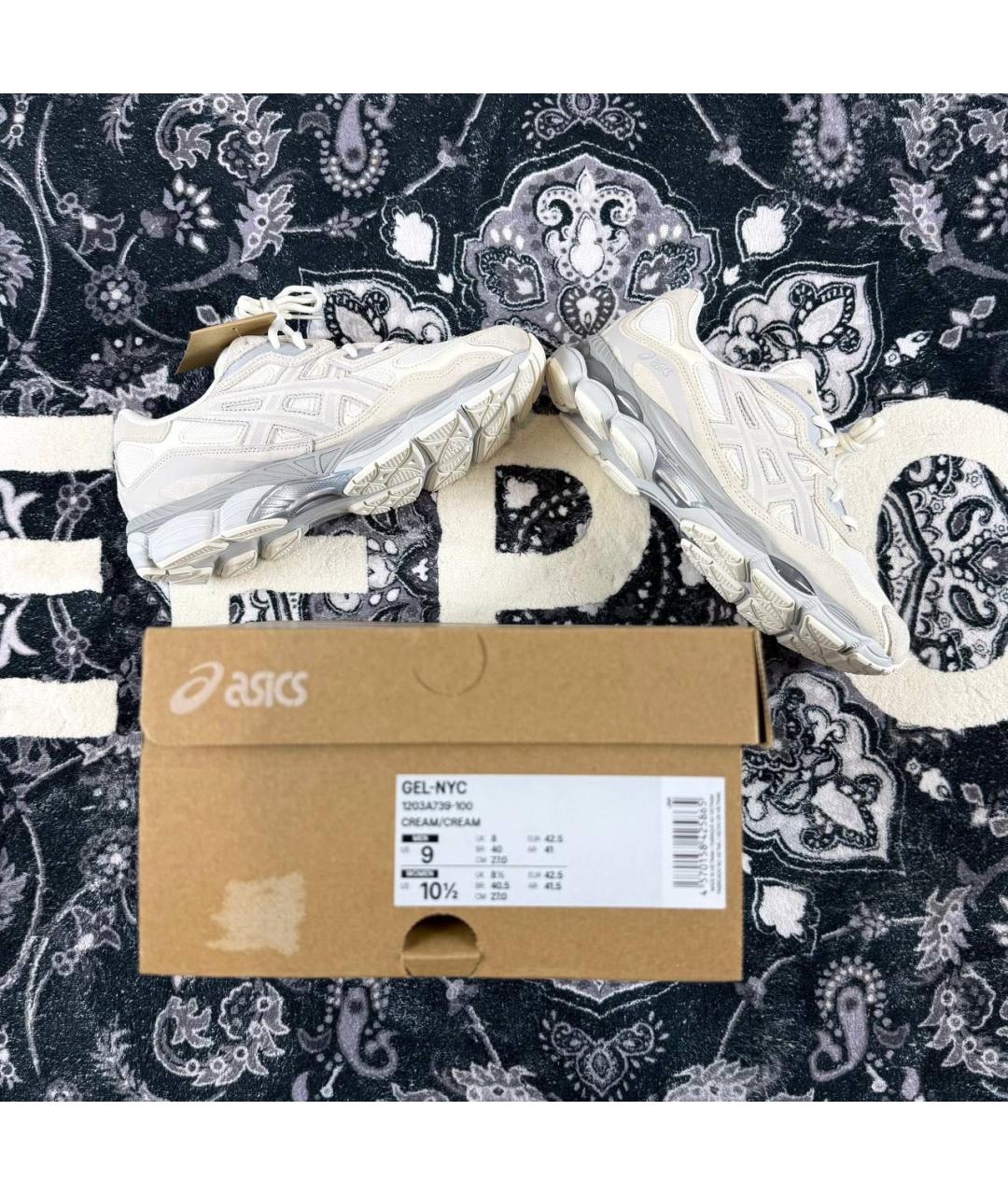ASICS Бежевые низкие кроссовки / кеды, фото 3