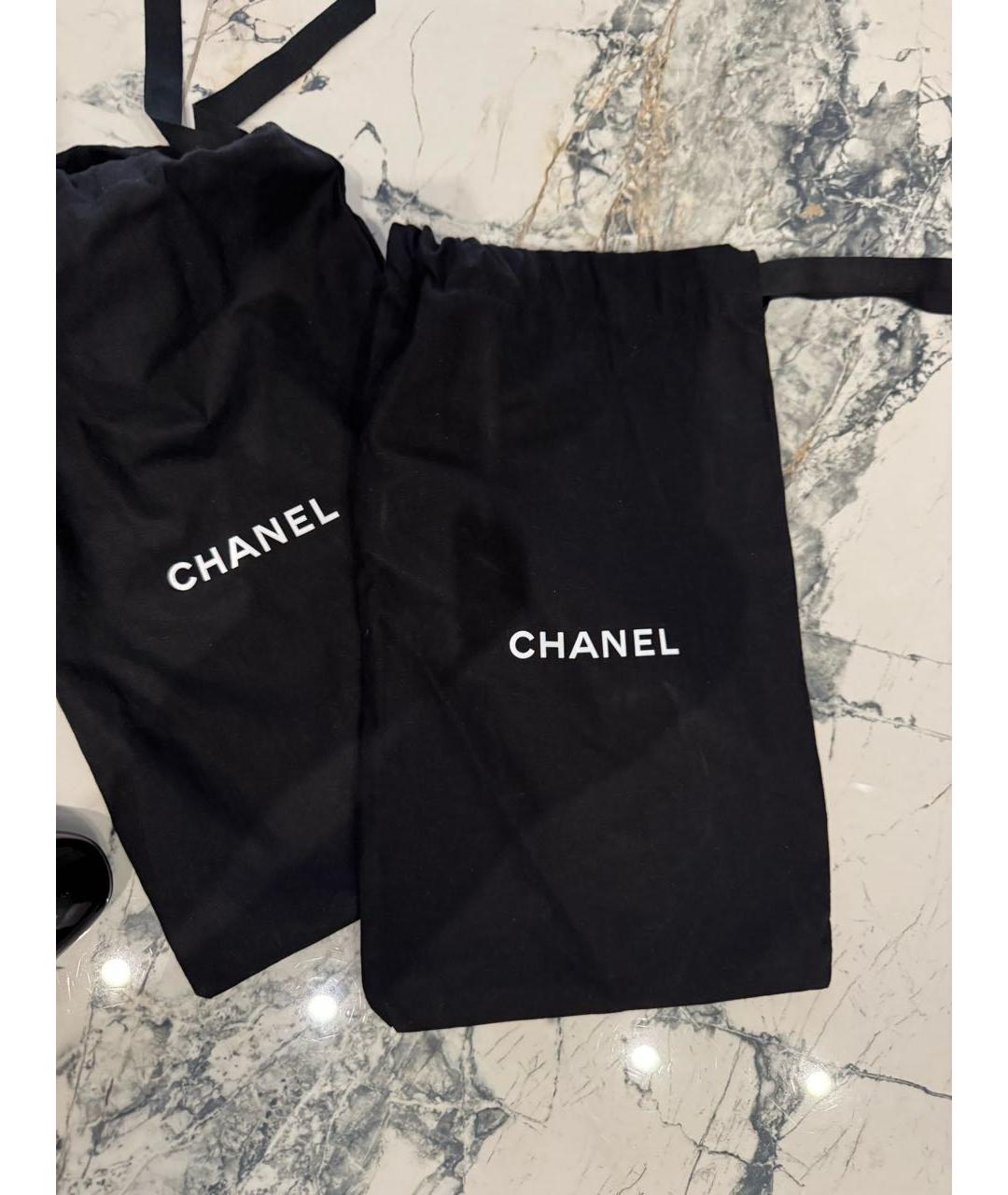 CHANEL Бежевые кожаные балетки, фото 5