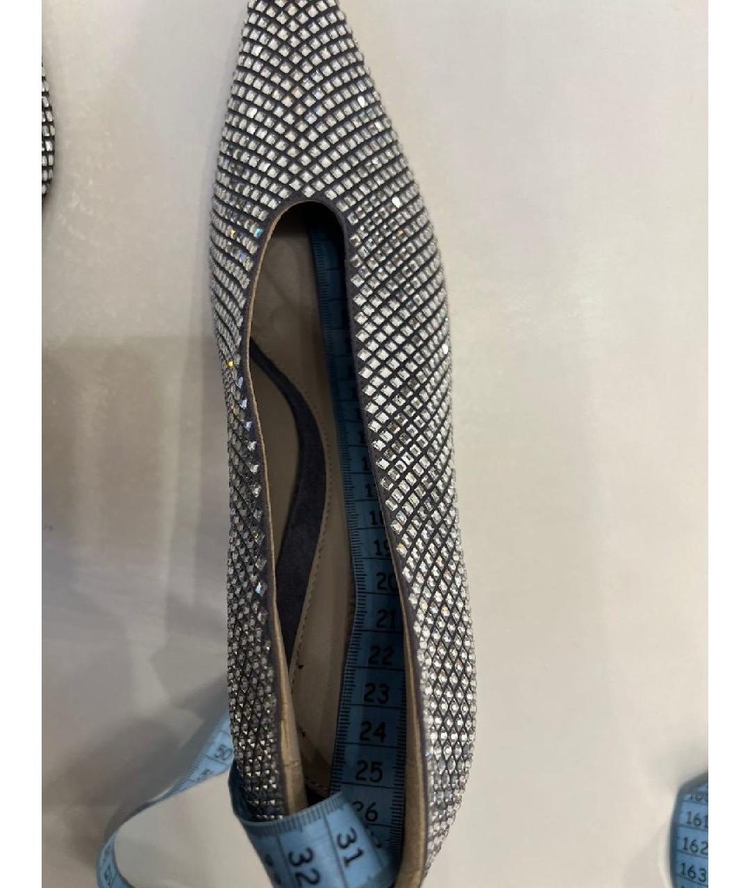 BOTTEGA VENETA Серебряные туфли, фото 8