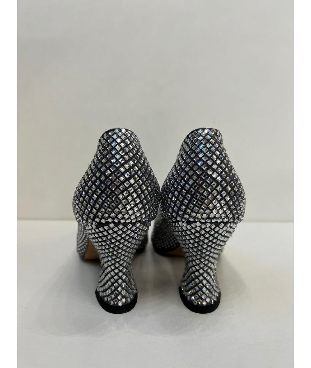 BOTTEGA VENETA Серебряные туфли, фото 6