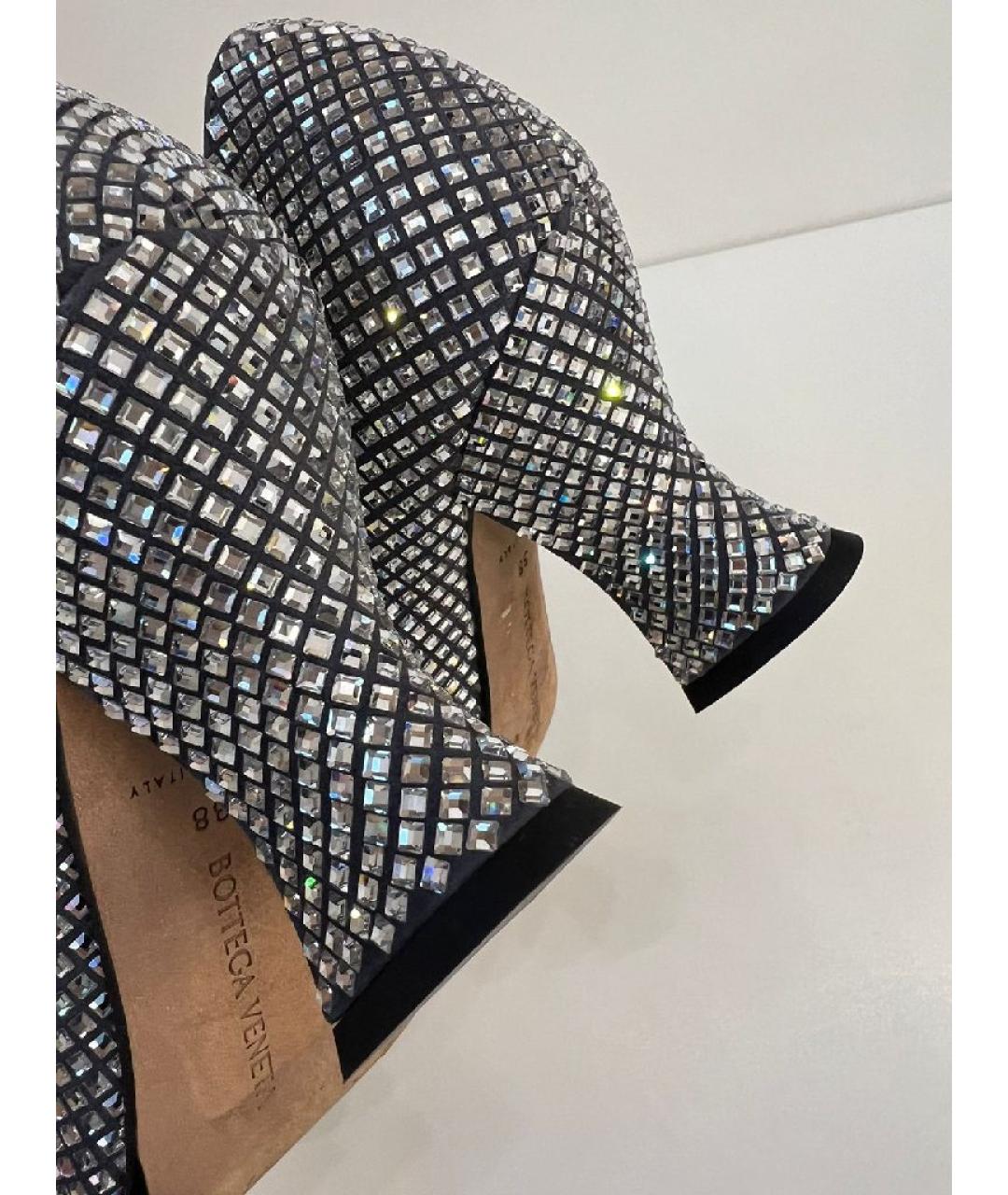 BOTTEGA VENETA Серебряные туфли, фото 4