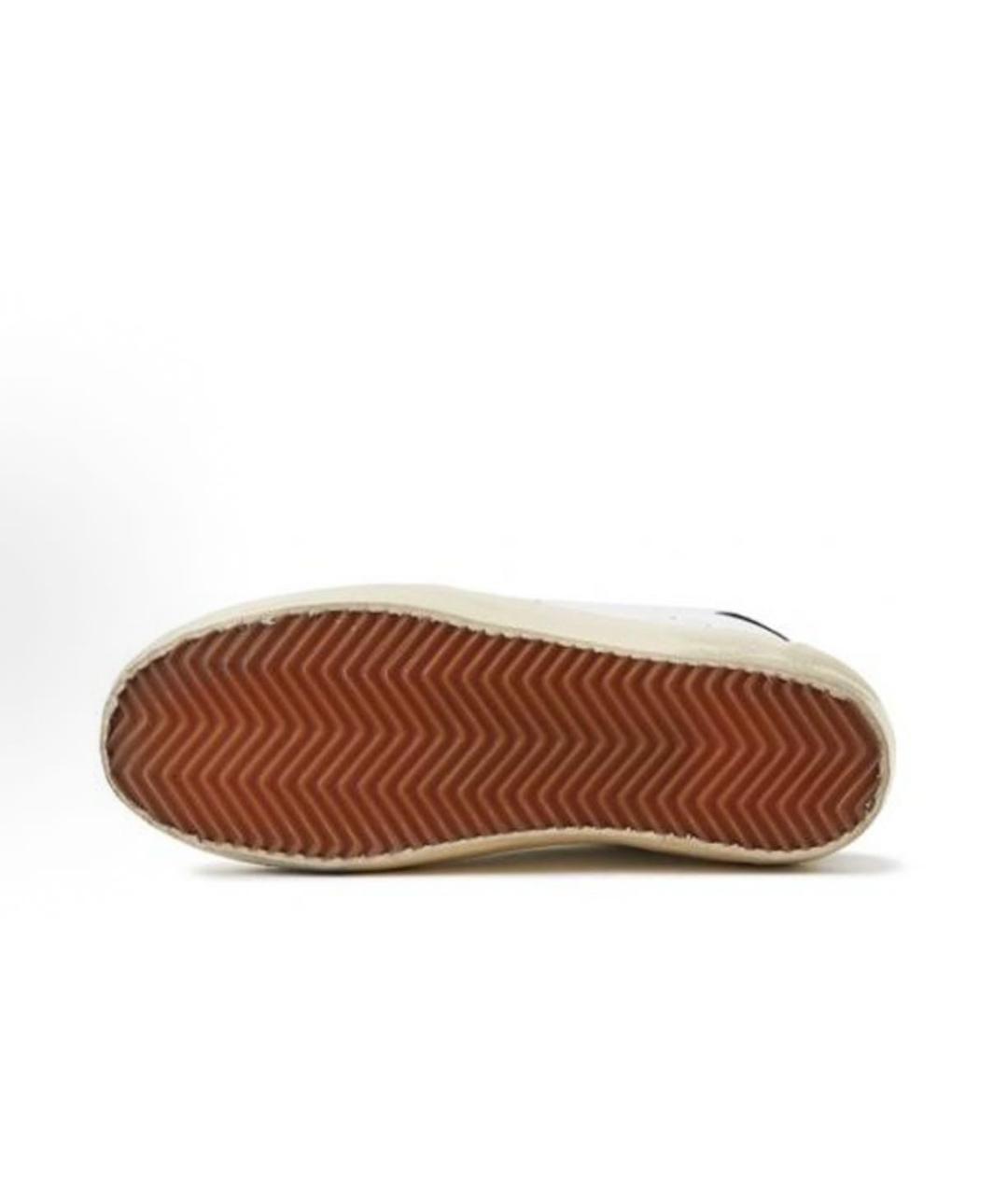 GOLDEN GOOSE DELUXE BRAND Бежевые кожаные кеды, фото 5