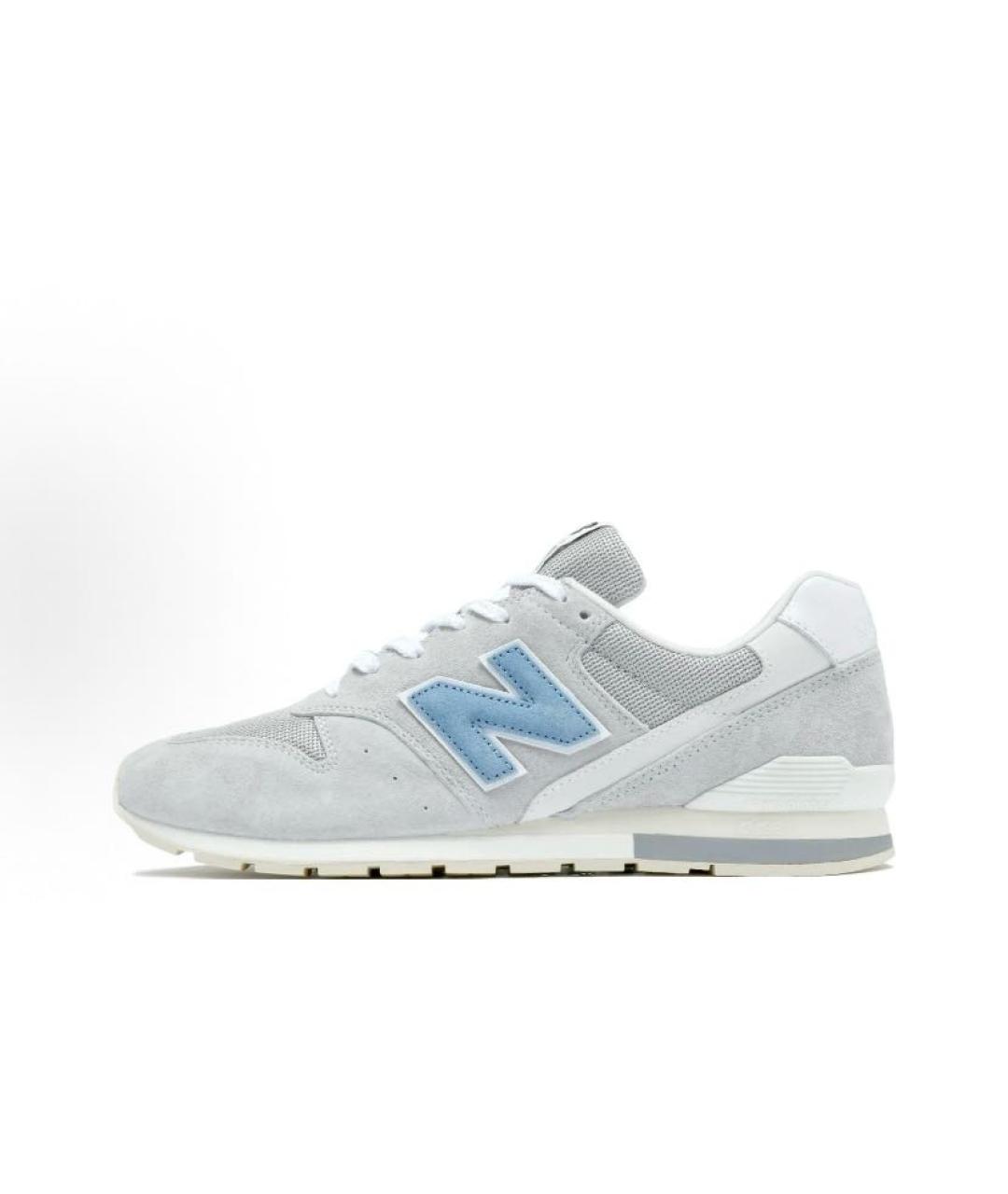 NEW BALANCE Серые замшевые кроссовки, фото 3