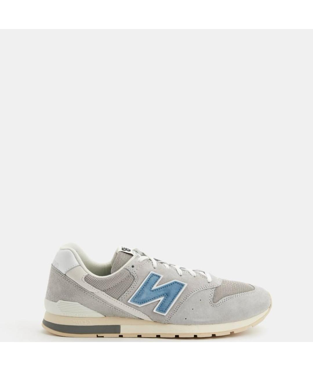 NEW BALANCE Серые замшевые кроссовки, фото 2