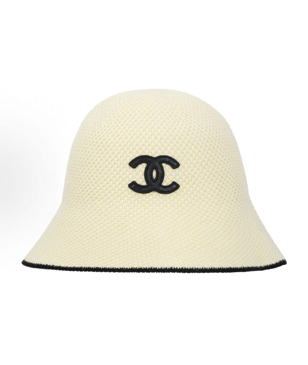 CHANEL Бежевая шляпа, фото 5