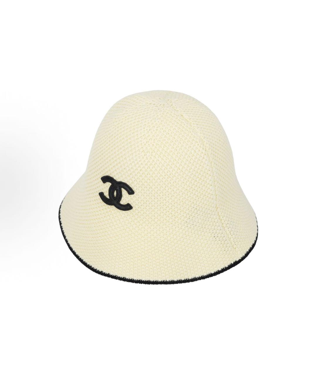 CHANEL Бежевая шляпа, фото 4