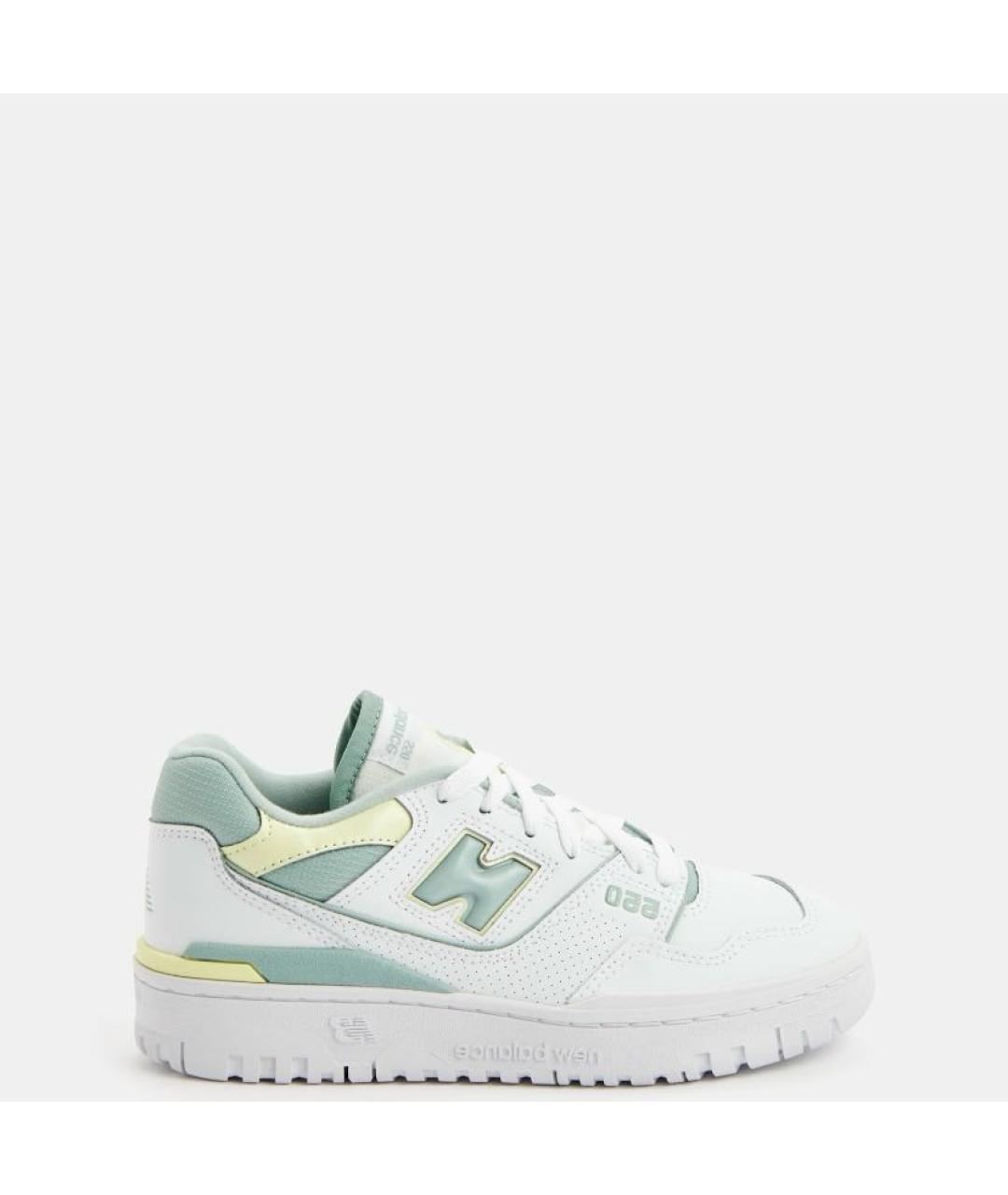 NEW BALANCE Белые кожаные кроссовки, фото 2