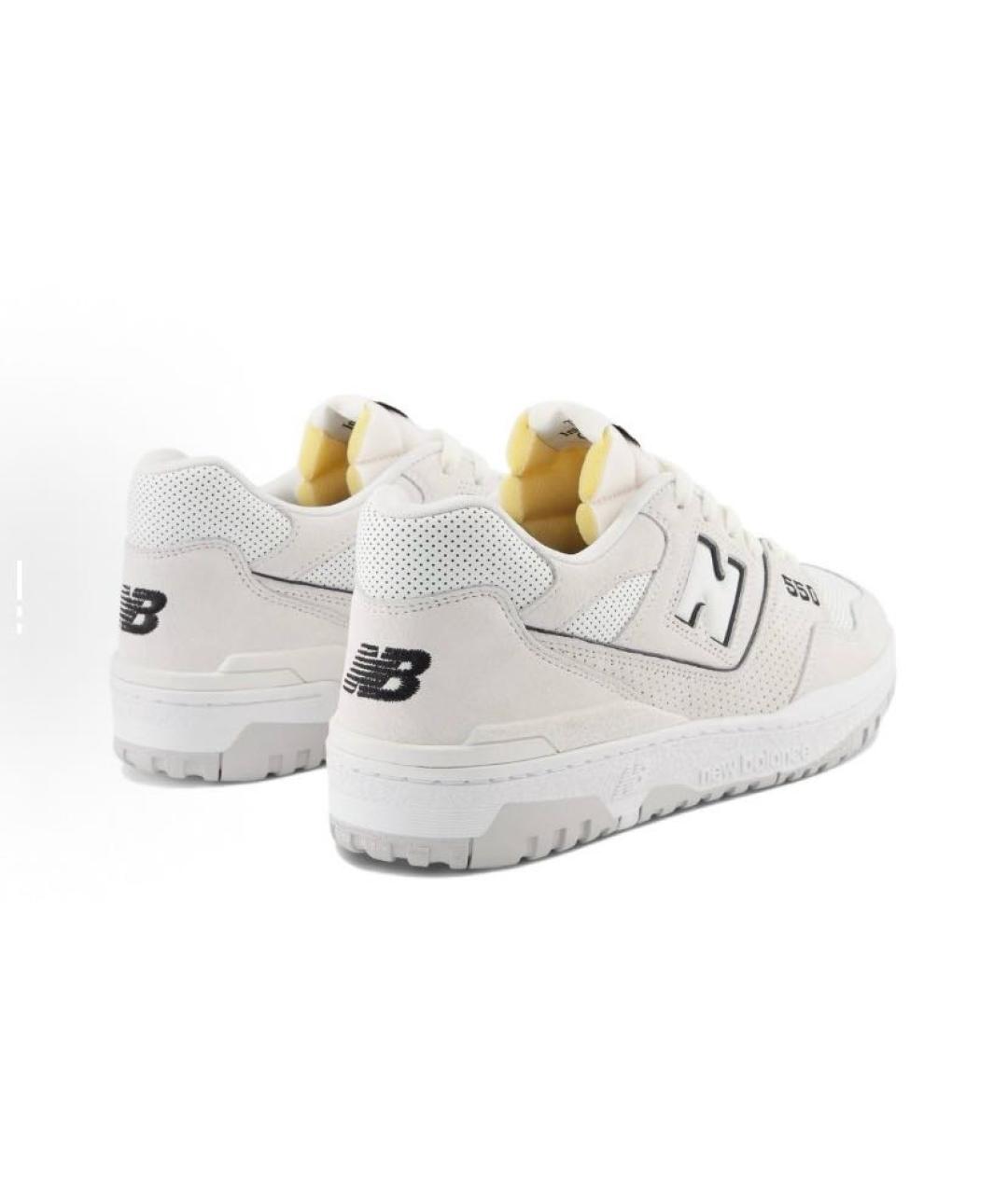 NEW BALANCE Белые кожаные кроссовки, фото 5