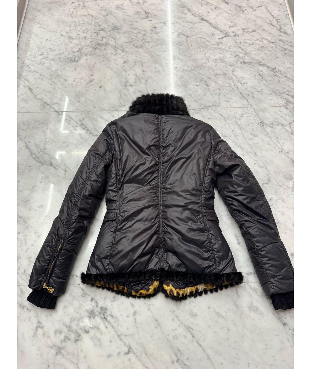 ROBERTO CAVALLI Черная куртка, фото 5