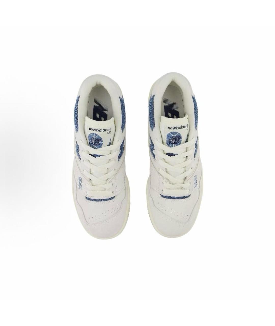 NEW BALANCE Бежевые кожаные кроссовки, фото 5