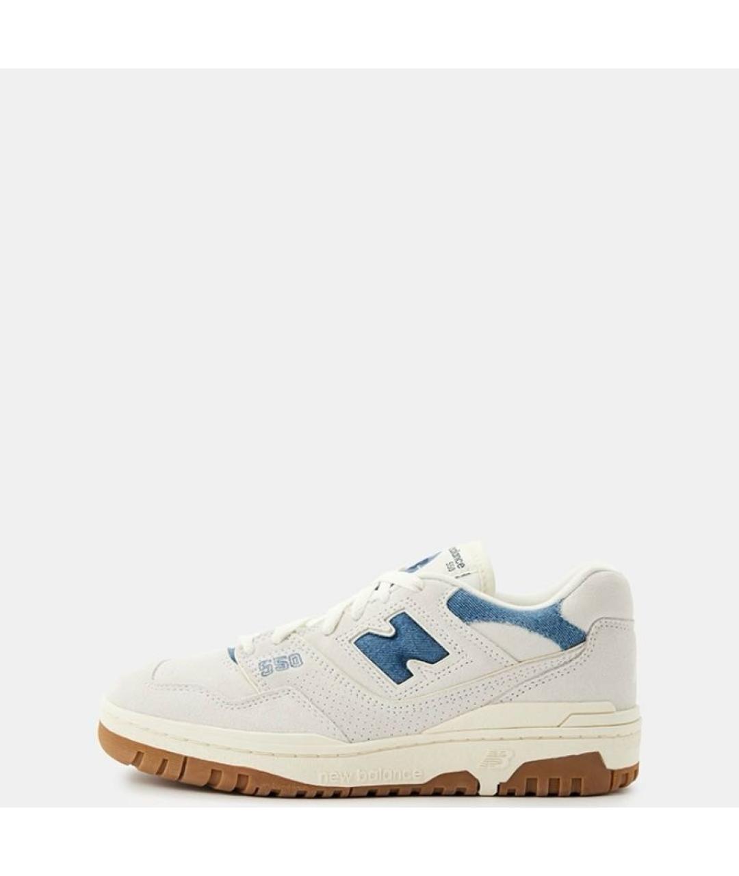NEW BALANCE Бежевые кожаные кроссовки, фото 2