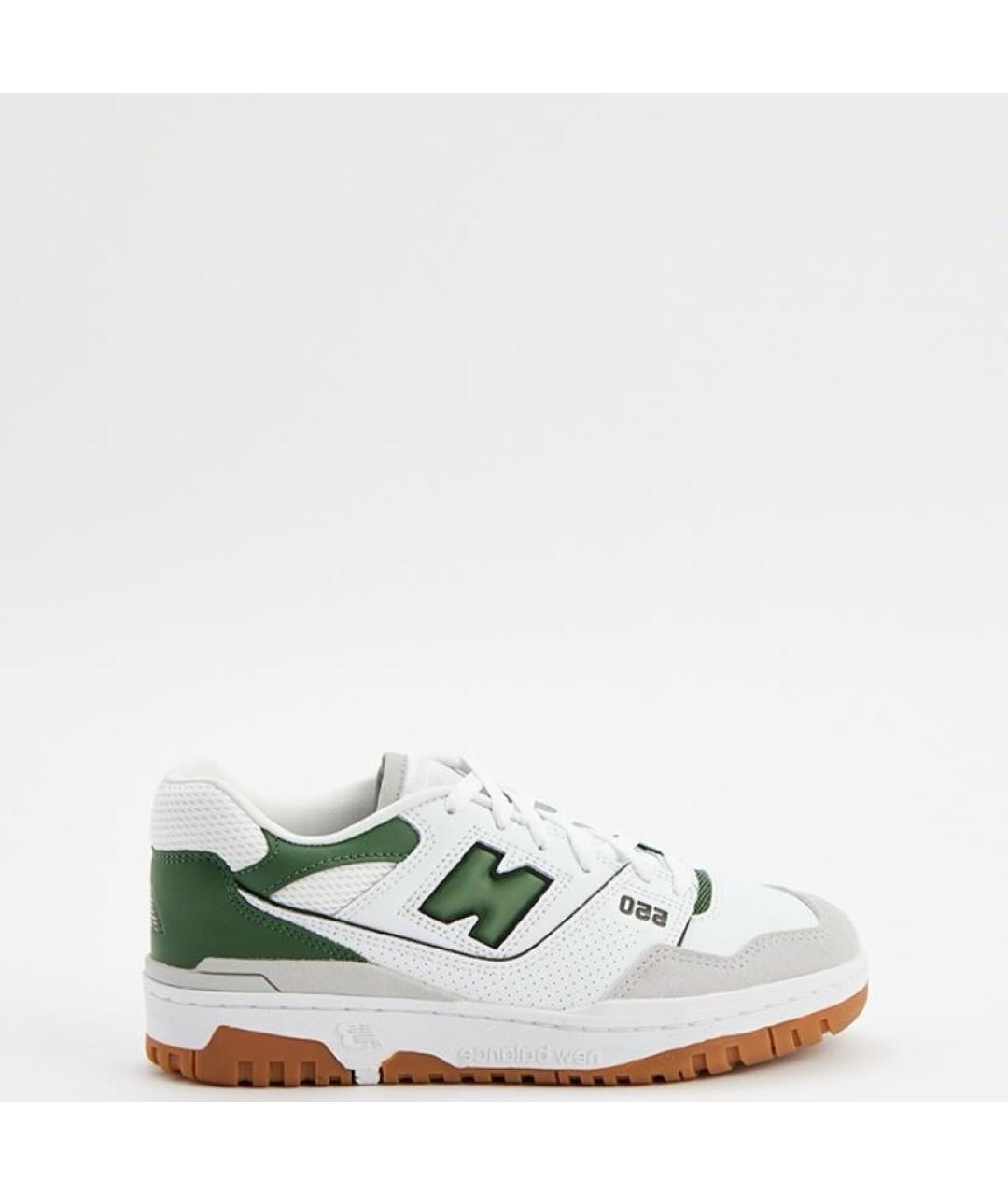 NEW BALANCE Белые кожаные кроссовки, фото 2