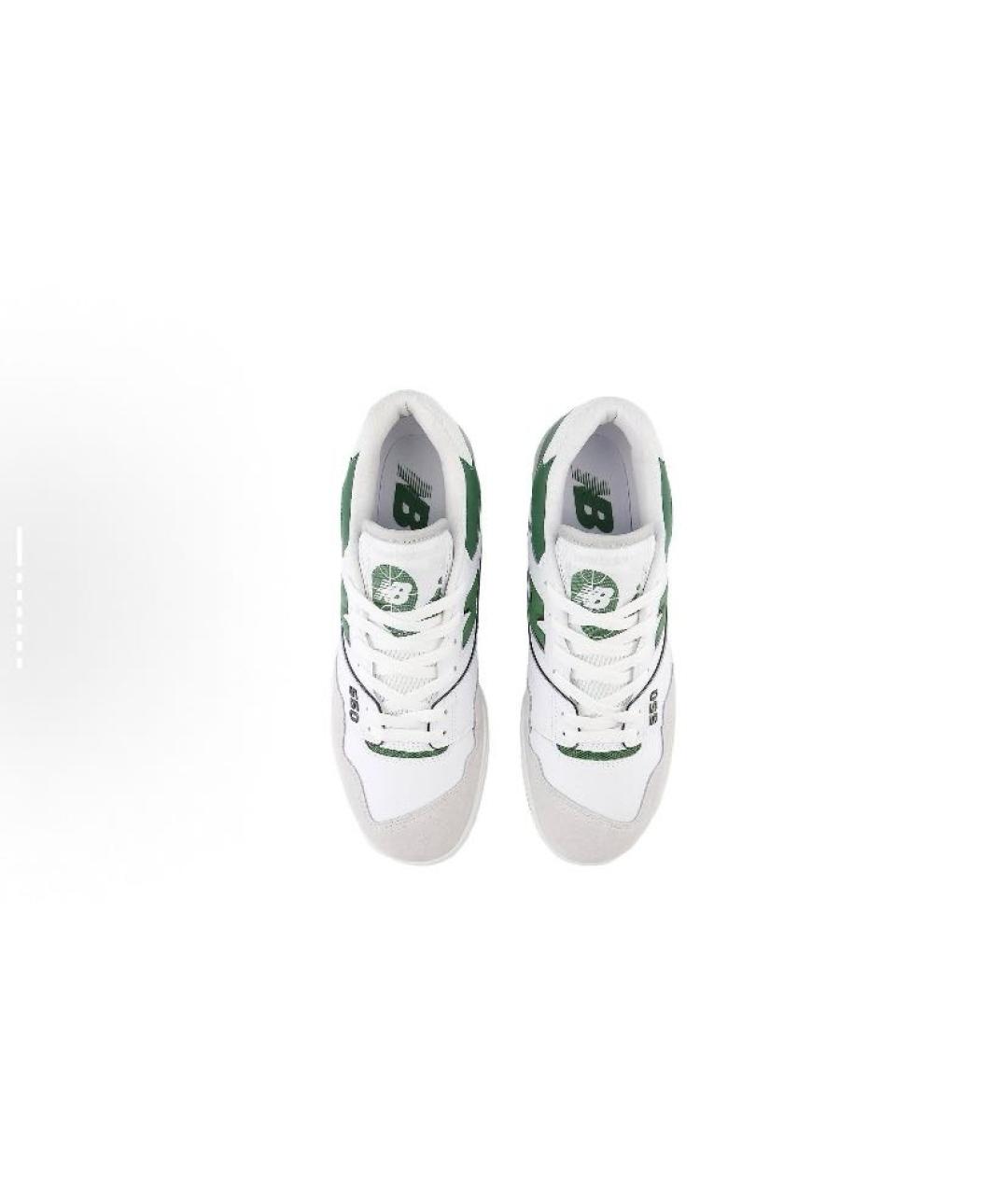 NEW BALANCE Белые кожаные кроссовки, фото 5