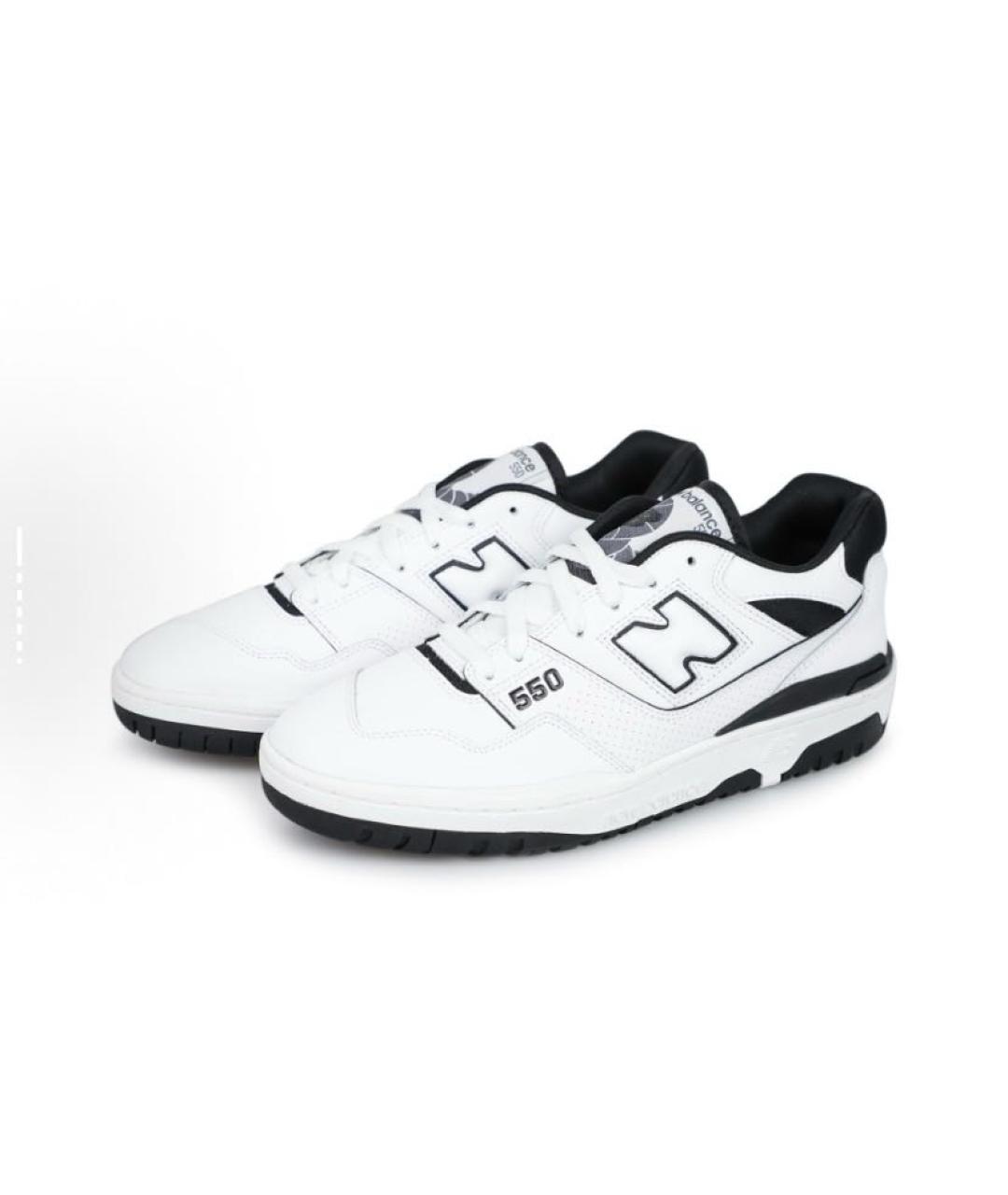 NEW BALANCE Белые кожаные кроссовки, фото 4