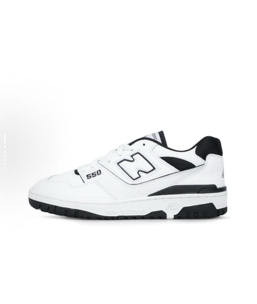 NEW BALANCE Белые кожаные кроссовки, фото 3