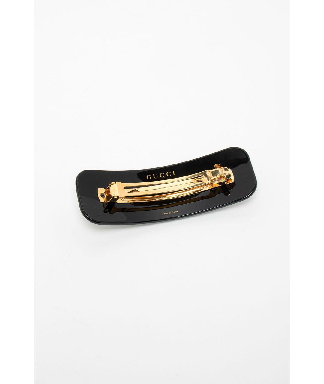 GUCCI Черная заколка, фото 2