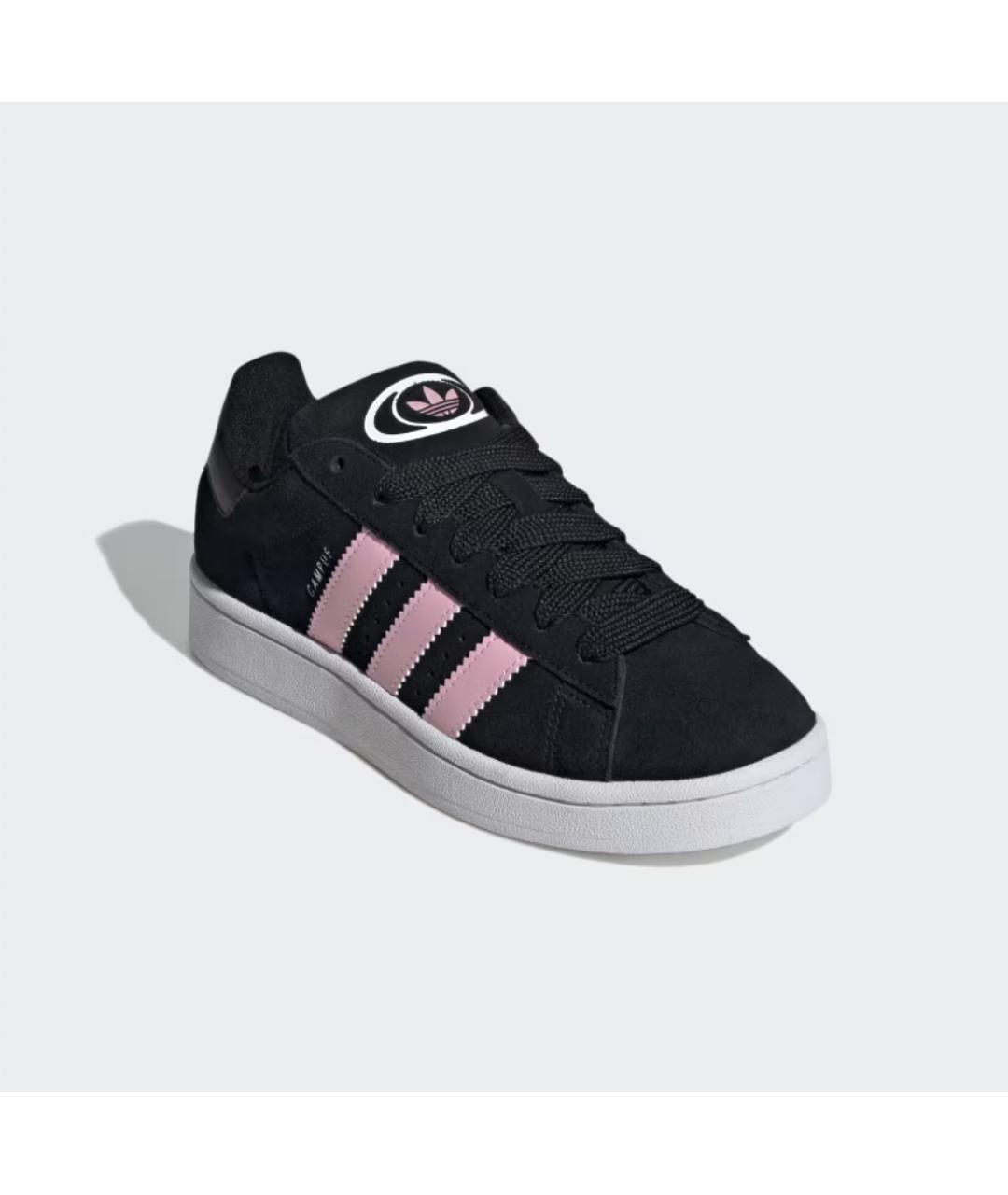 ADIDAS Черные замшевые кроссовки, фото 3