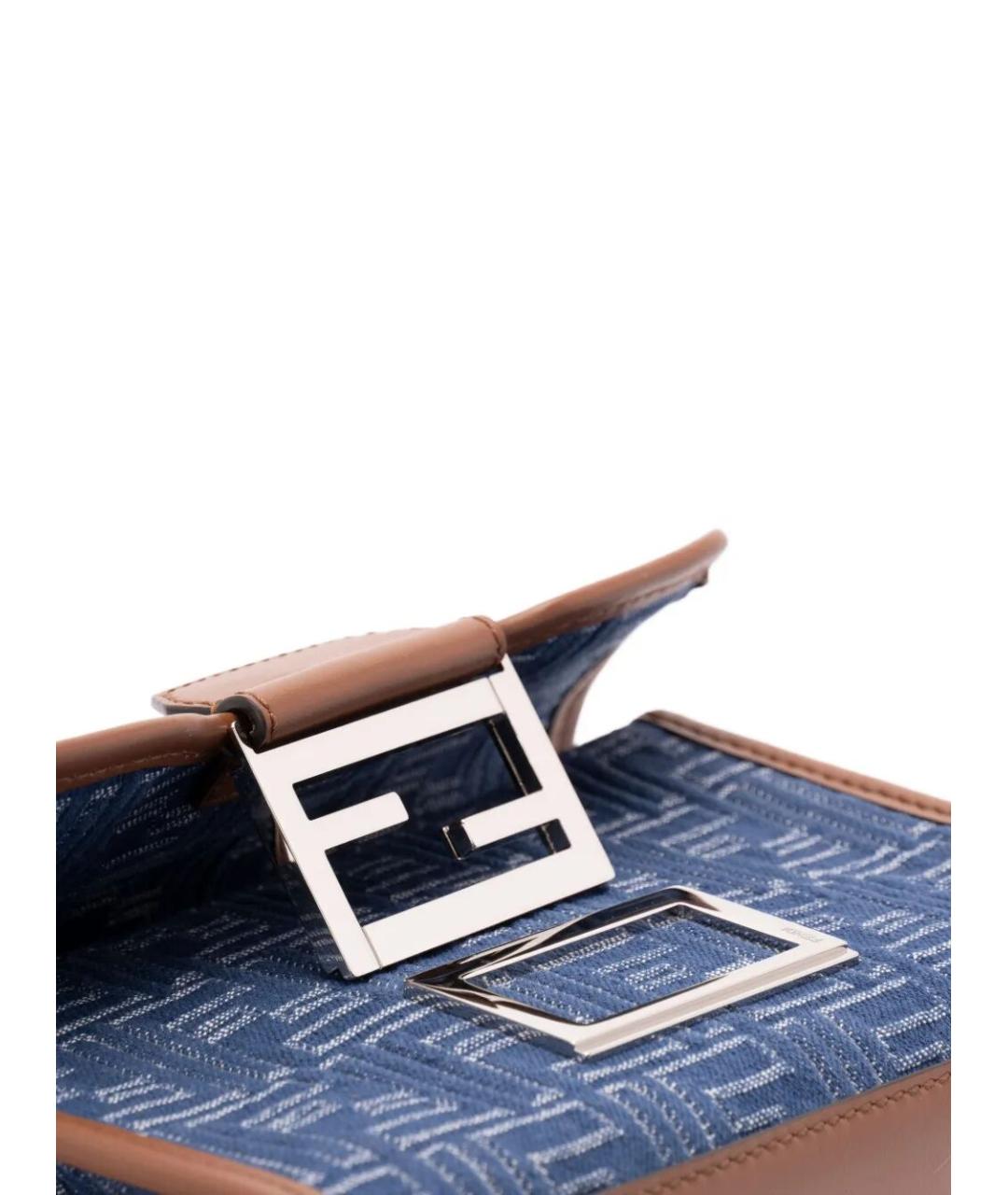 FENDI Синяя сумка на плечо, фото 5