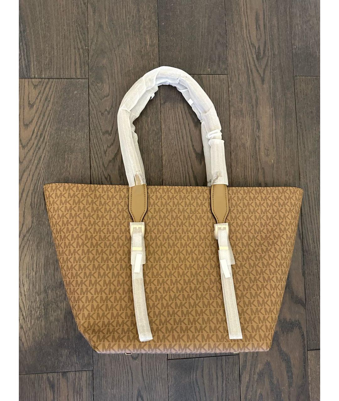 MICHAEL KORS Коричневая сумка тоут, фото 7