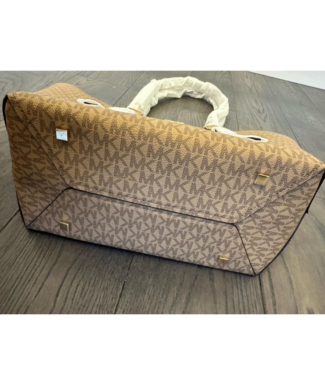 MICHAEL KORS Коричневая сумка тоут, фото 6