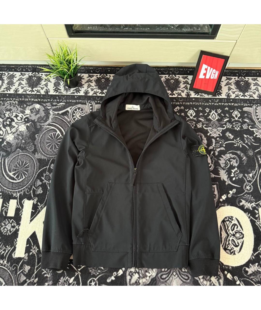 STONE ISLAND Черная замшевая куртка, фото 2