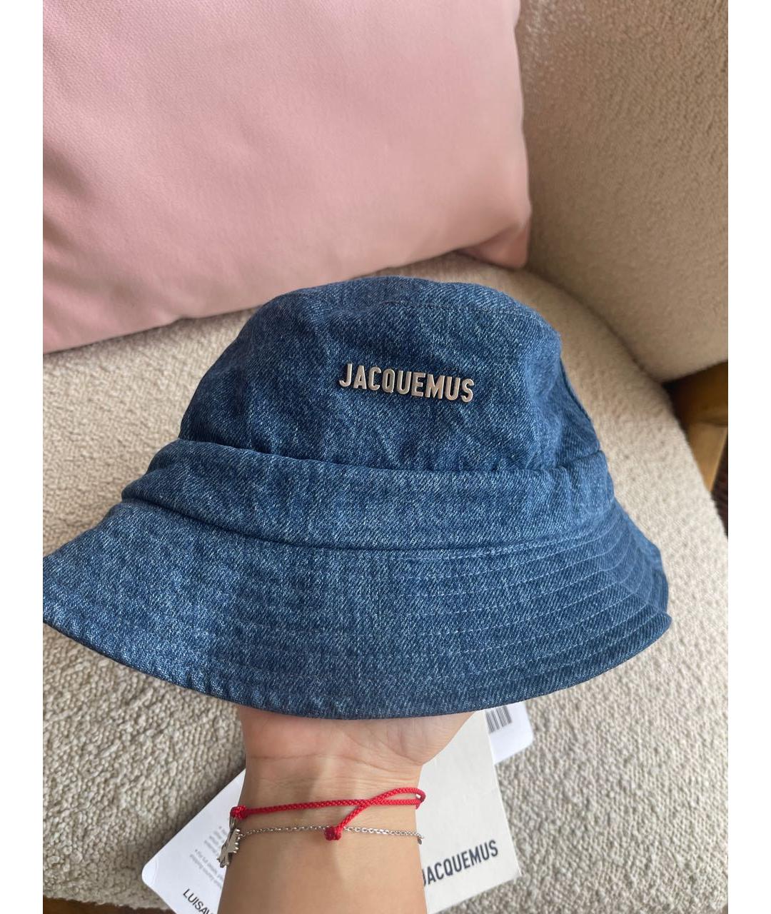 JACQUEMUS Темно-синяя панама, фото 6