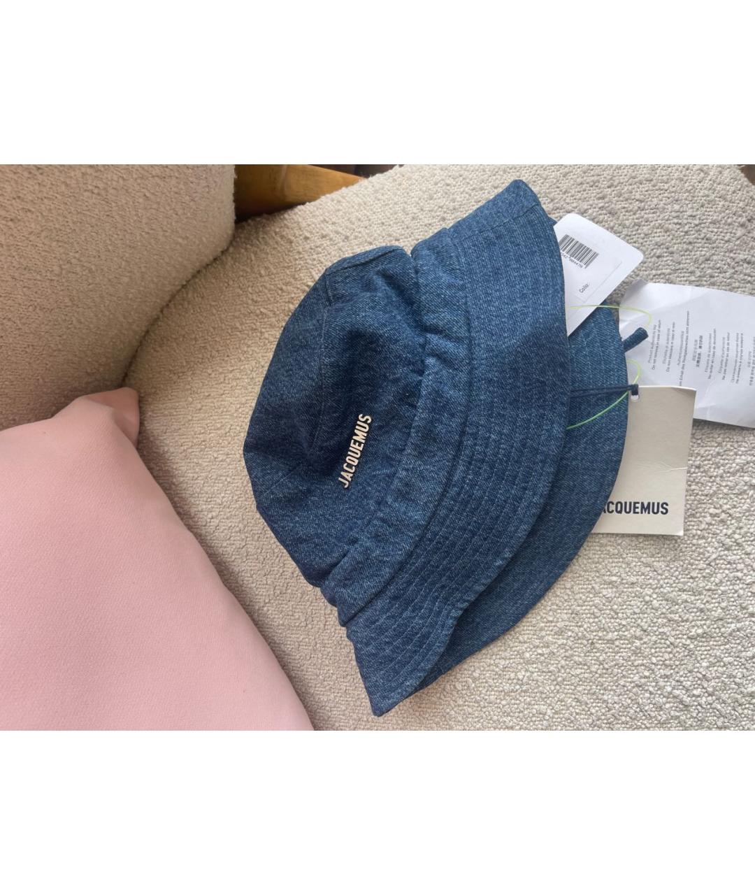 JACQUEMUS Темно-синяя панама, фото 2