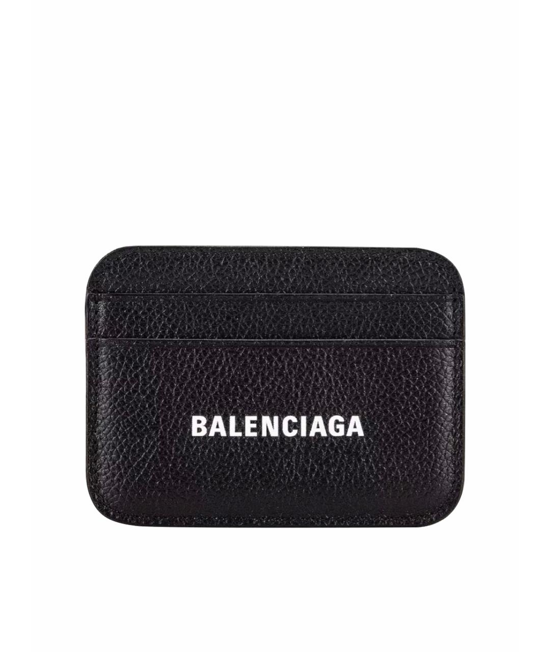 BALENCIAGA Черный кожаный кардхолдер, фото 1