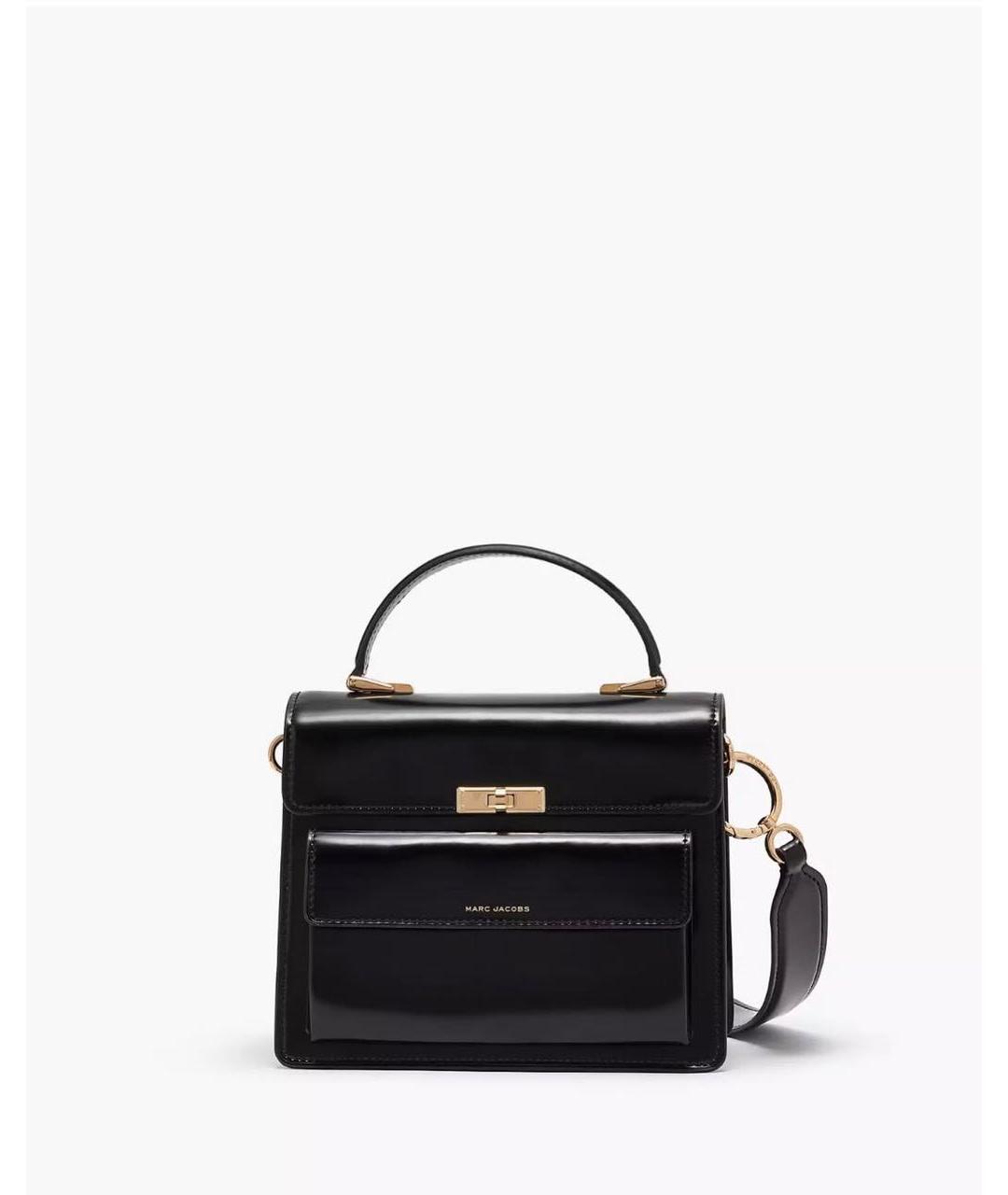 MARC JACOBS Черная кожаная сумка через плечо, фото 2