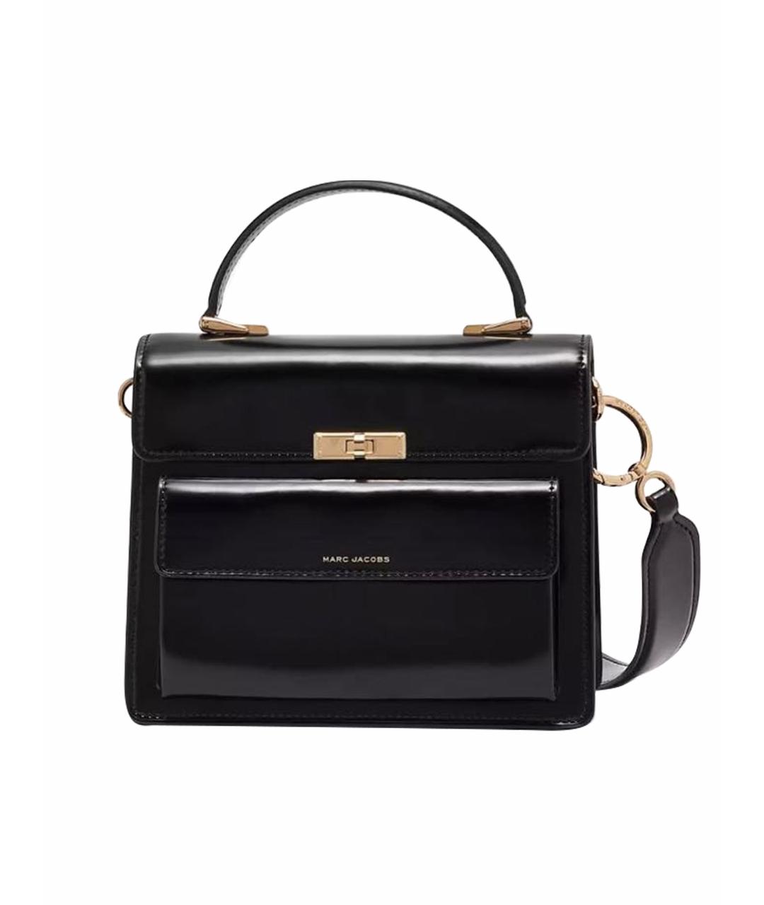 MARC JACOBS Черная кожаная сумка через плечо, фото 1