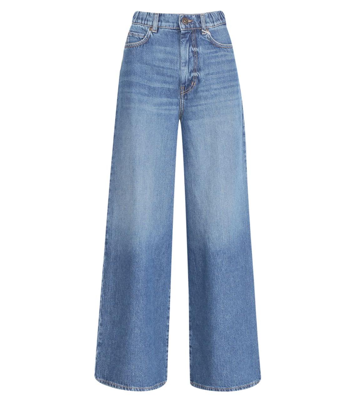WEEKEND MAX MARA Синие джинсы клеш, фото 9