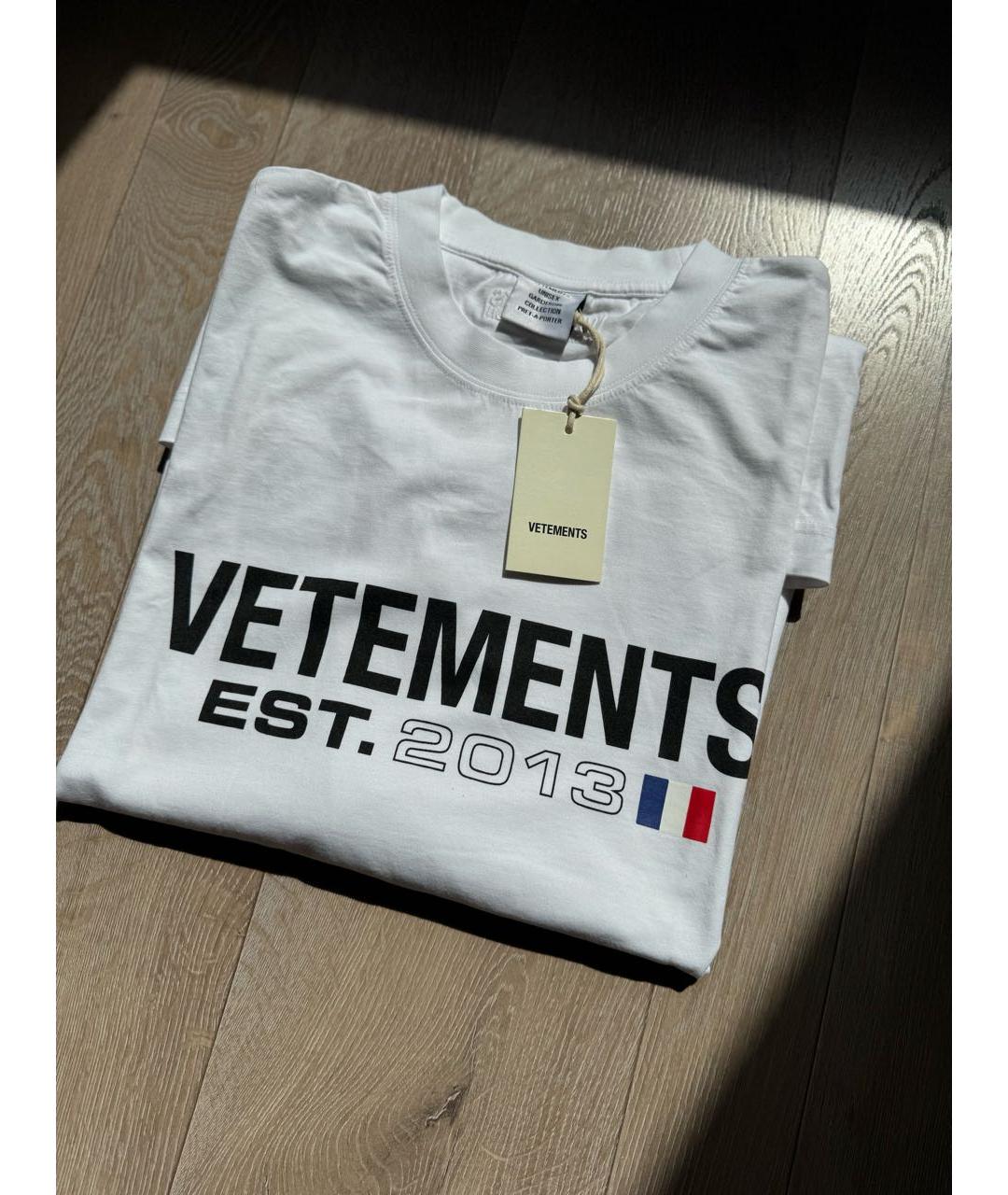 VETEMENTS Белая футболка, фото 8