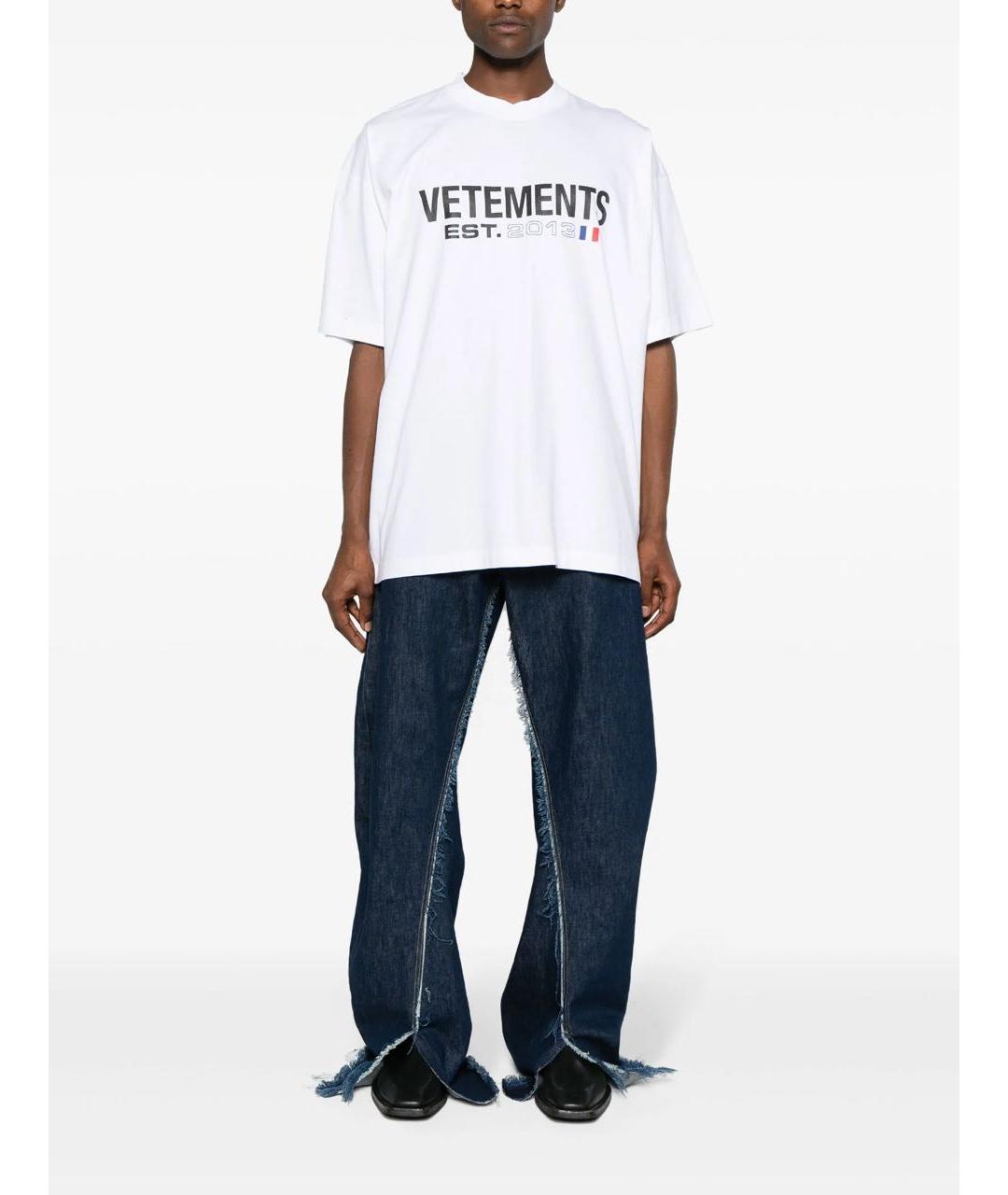 VETEMENTS Белая футболка, фото 5
