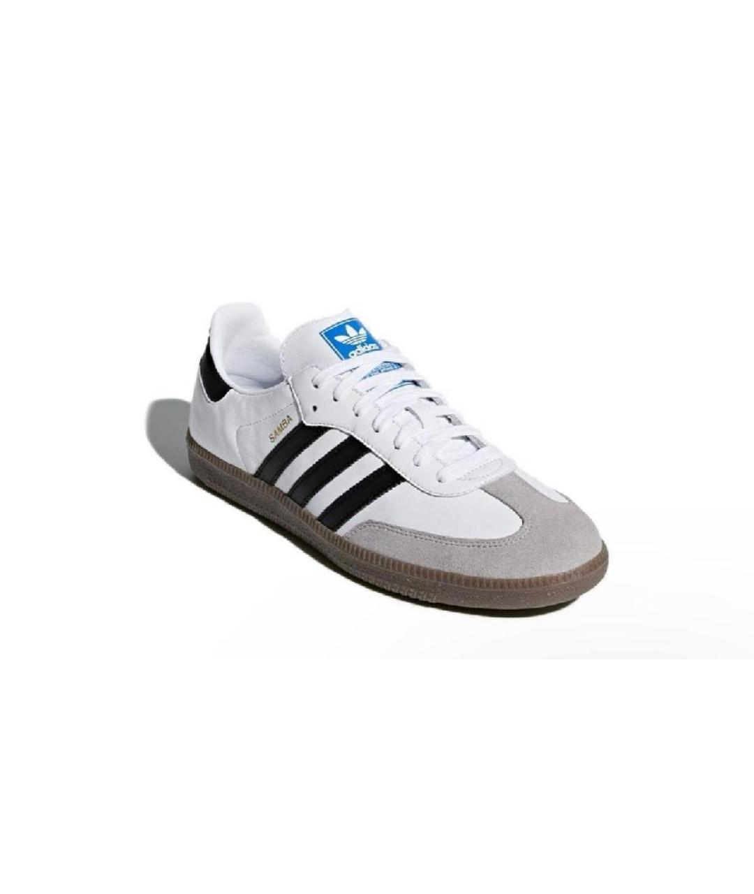 ADIDAS Белые кожаные кроссовки, фото 2