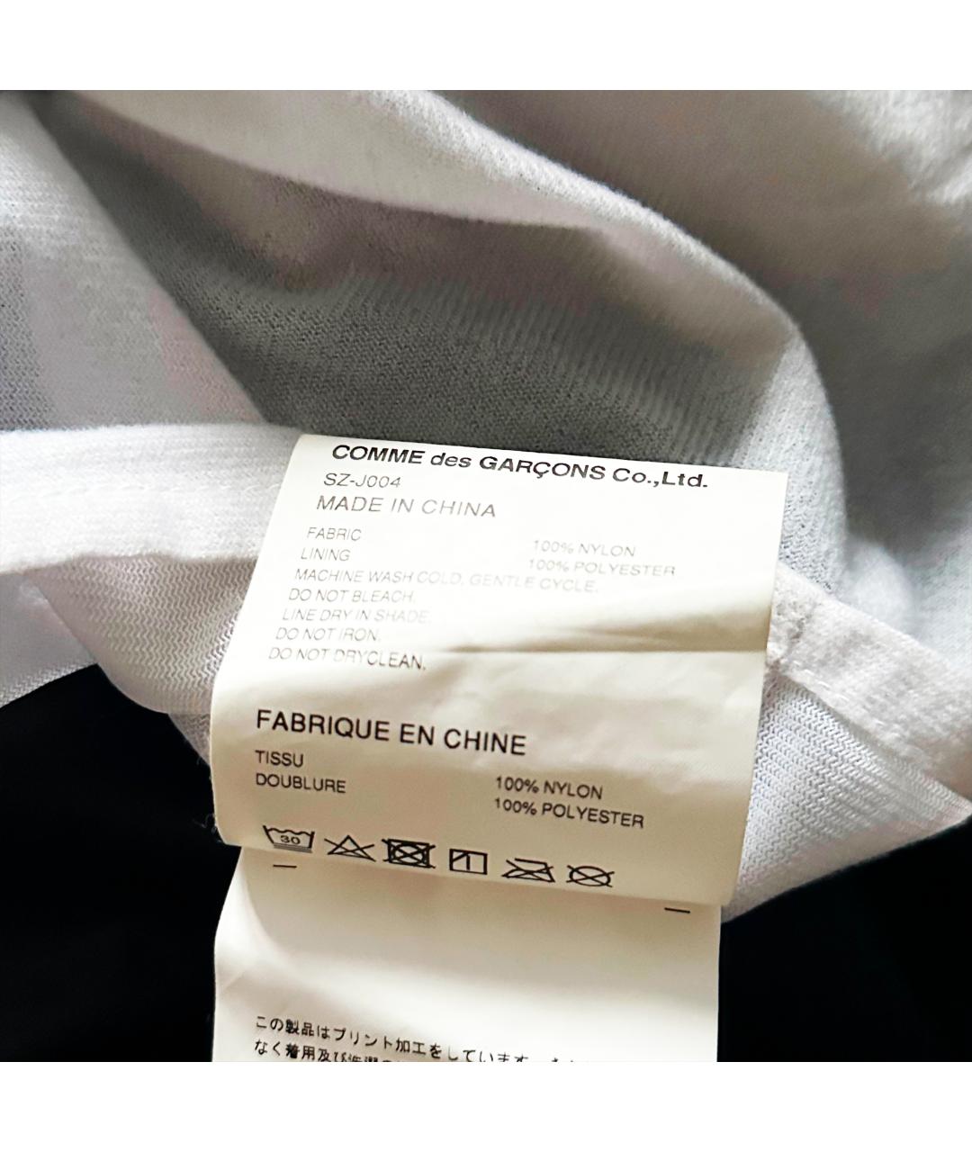 COMME DES GARÇONS Черная полиэстеровая куртка, фото 7