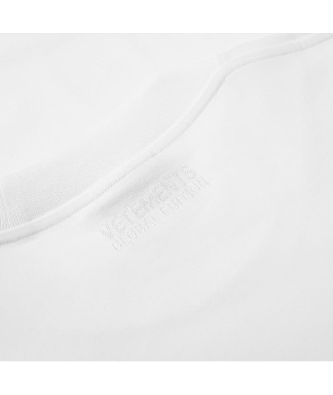 VETEMENTS Белая футболка, фото 3
