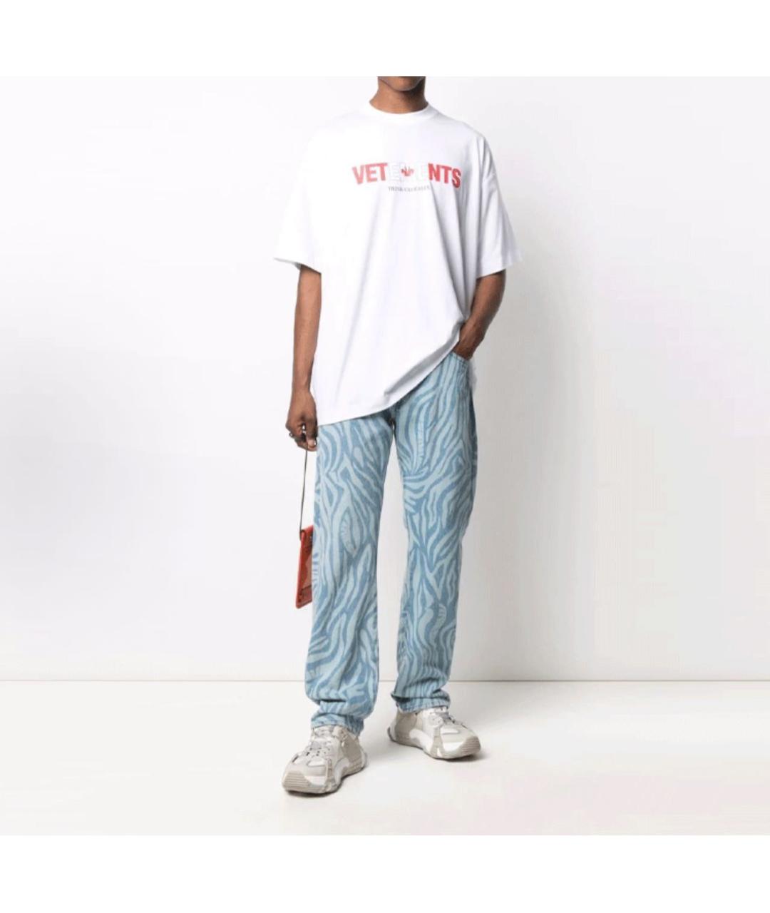 VETEMENTS Белая футболка, фото 6