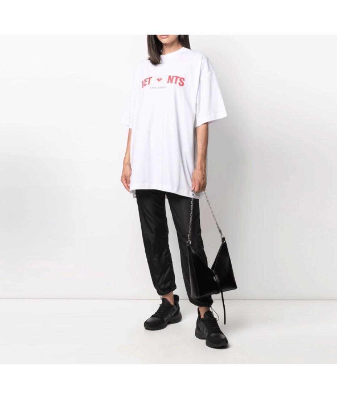 VETEMENTS Белая футболка, фото 7