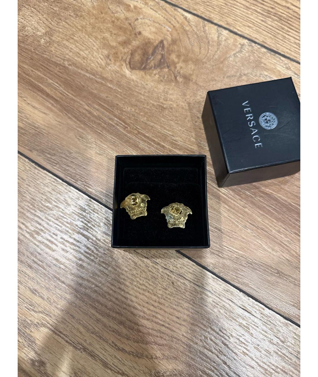 VERSACE Золотые серьги, фото 3