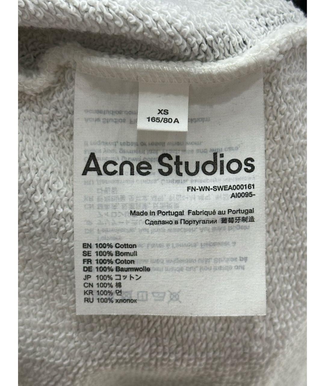 ACNE STUDIOS Белый хлопковый джемпер / свитер, фото 4