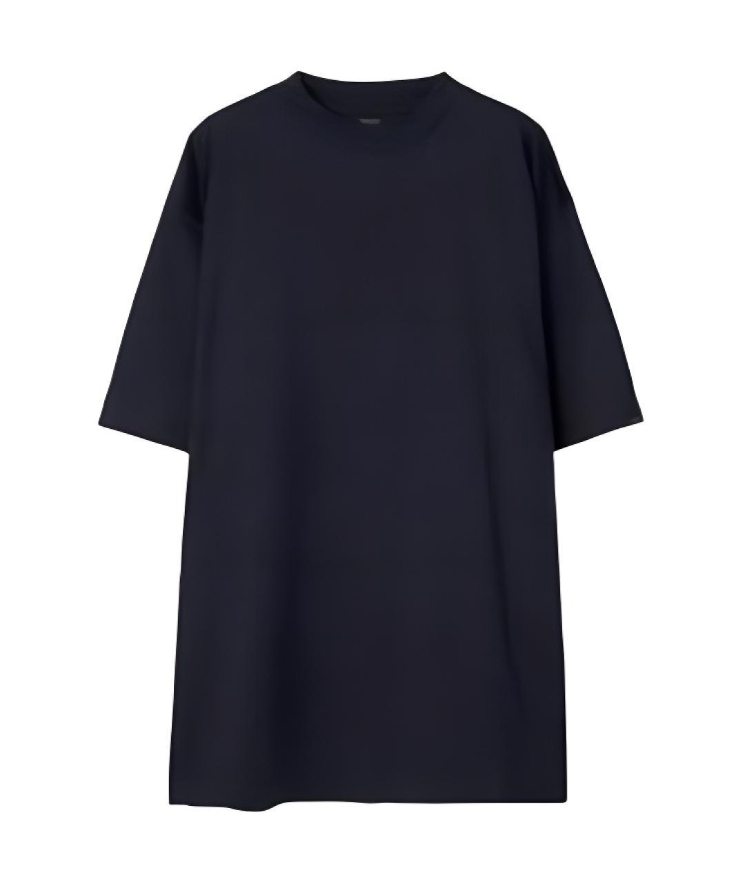 BALENCIAGA Черная хлопковая футболка, фото 2