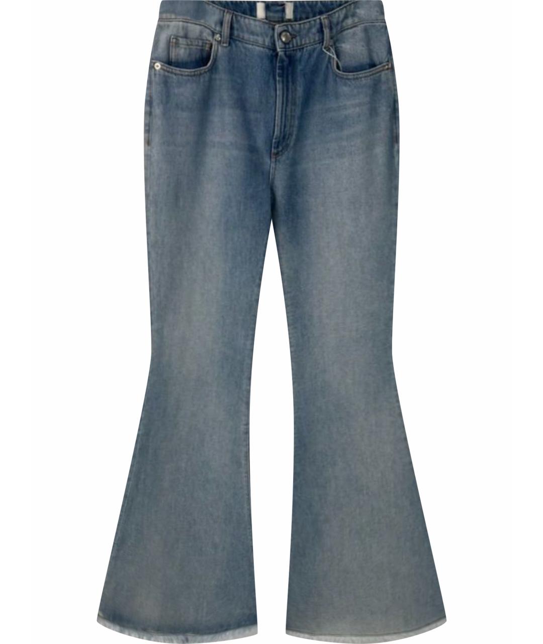 SPORTMAX Голубые джинсы клеш, фото 1
