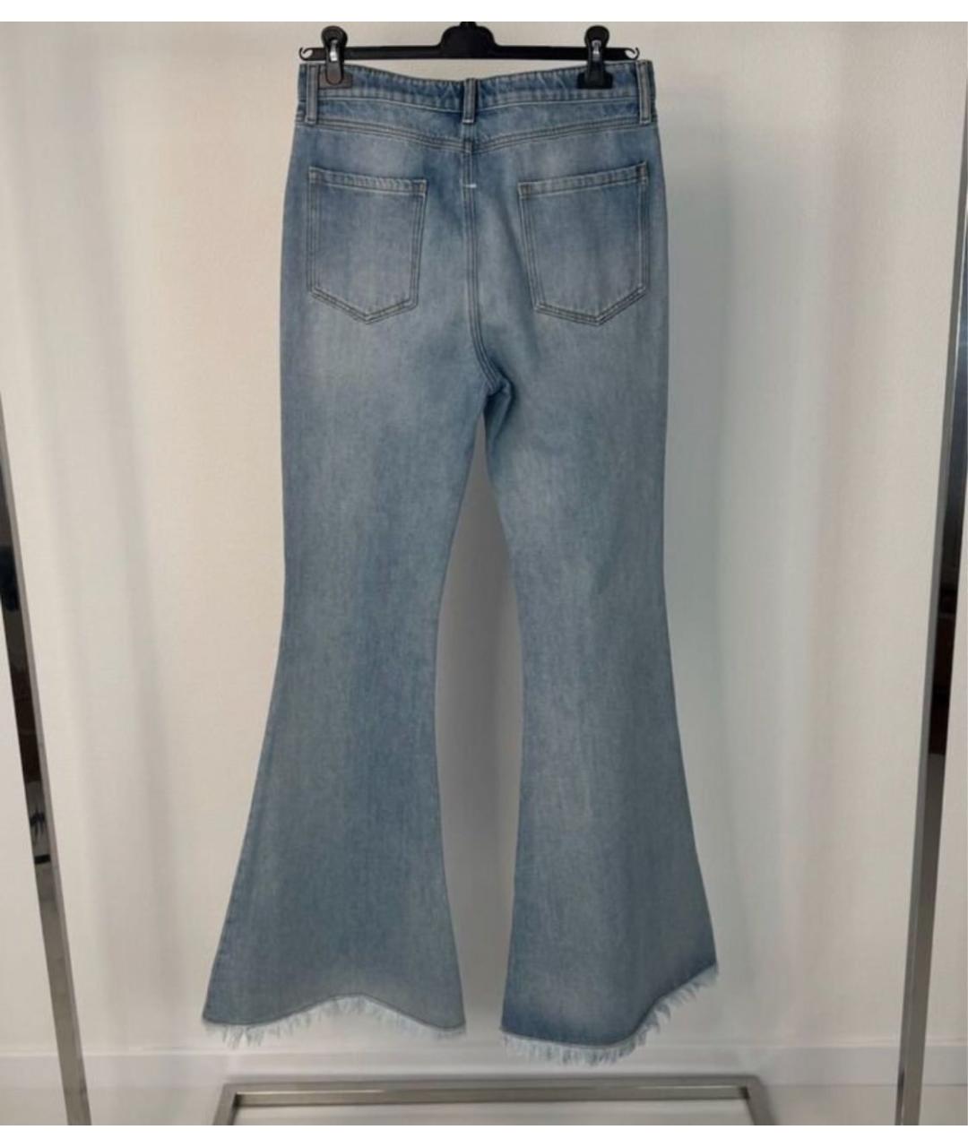 SPORTMAX Голубые джинсы клеш, фото 2
