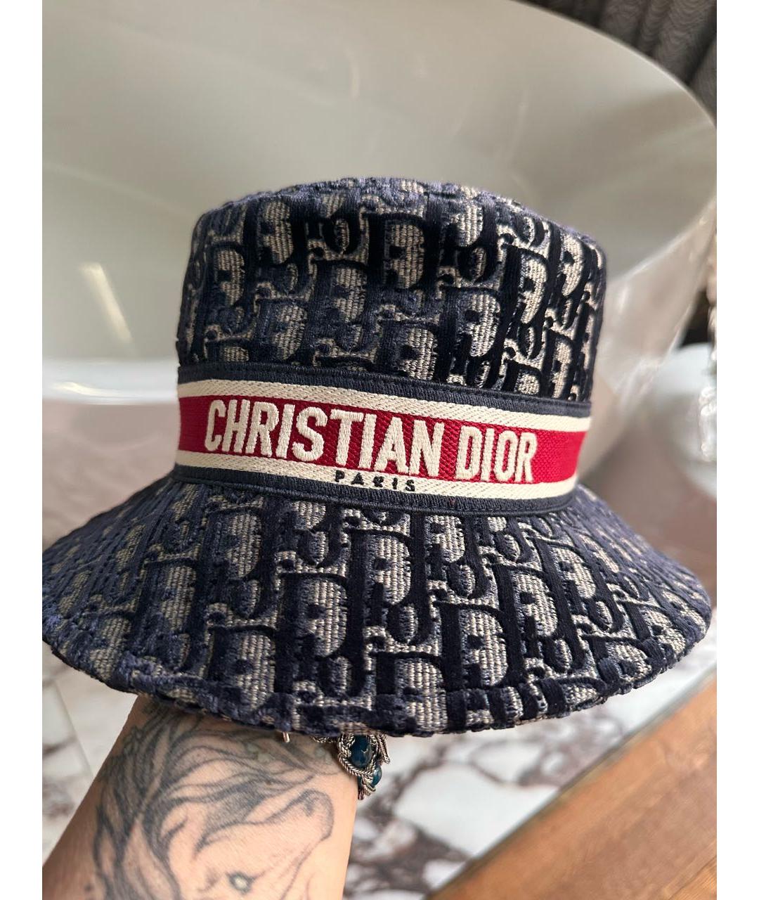 CHRISTIAN DIOR Мульти хлопковая панама, фото 9
