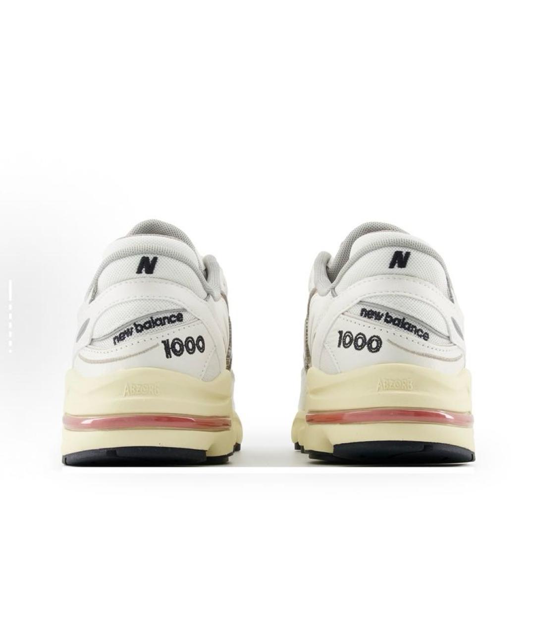 NEW BALANCE Белые кожаные кроссовки, фото 7