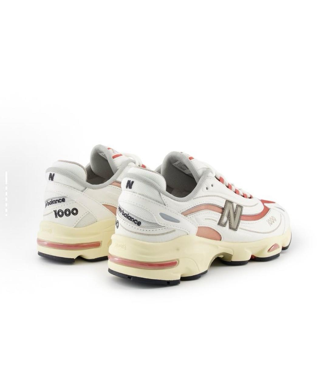 NEW BALANCE Белые кожаные кроссовки, фото 5