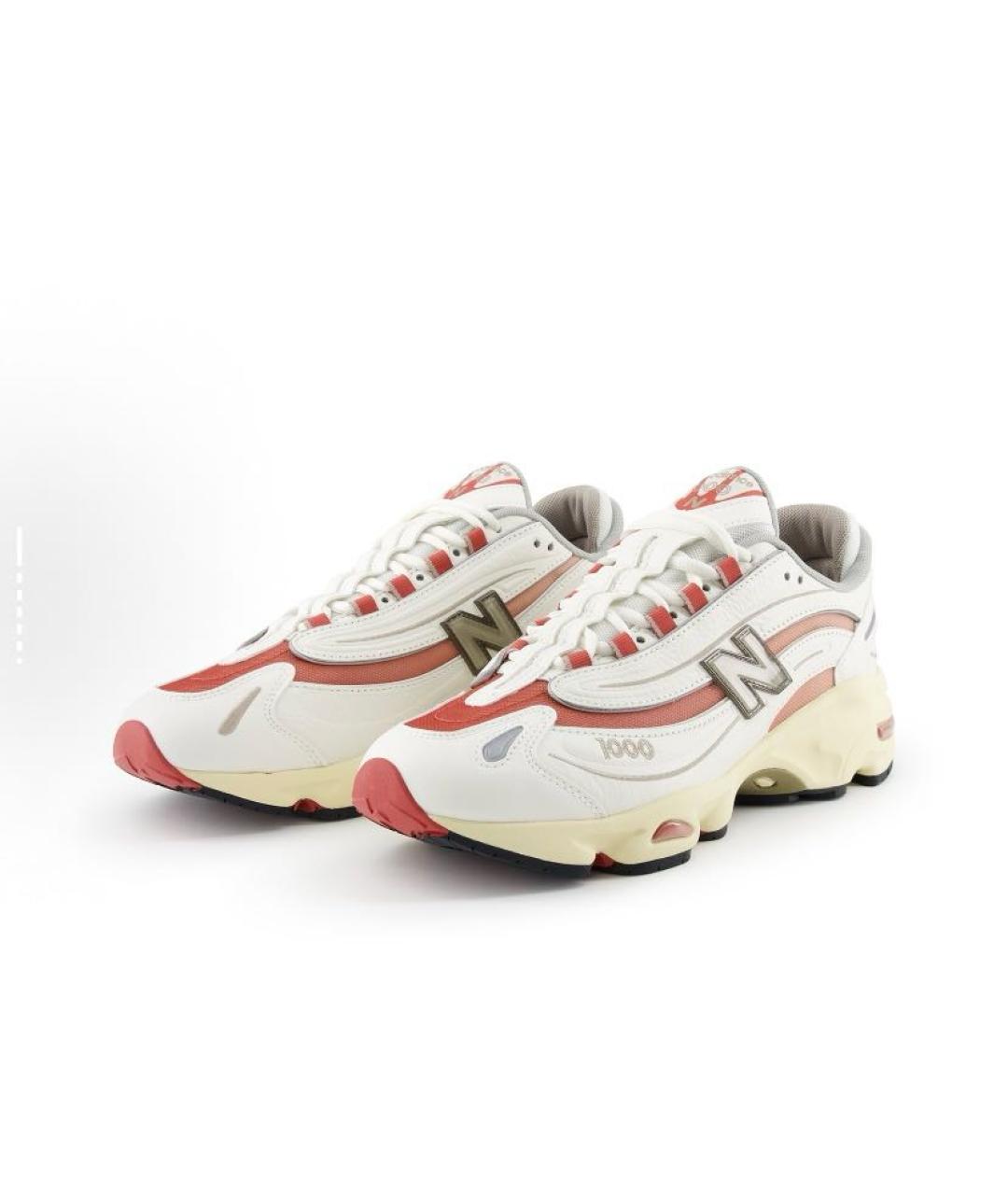 NEW BALANCE Белые кожаные кроссовки, фото 4